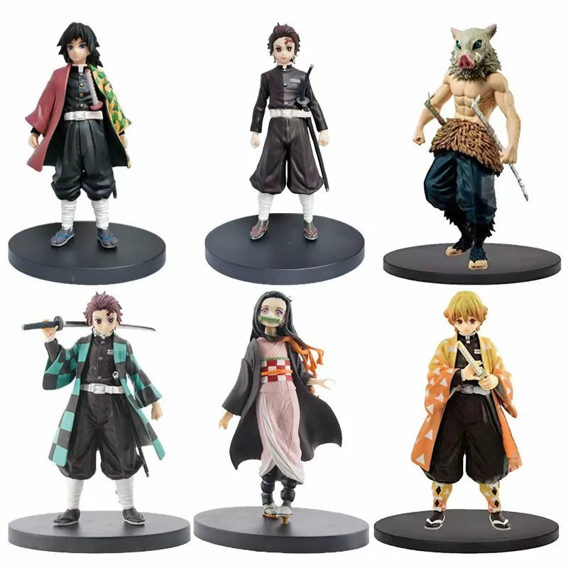 Demon Slayer: Kimetsu no Yaiba Action Figure Tanjirou Nezuko Zenitsu Toys Anime